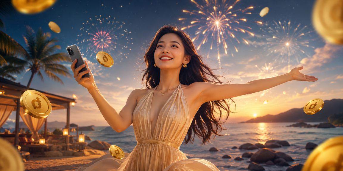 Người dùng tại Côn Đảo truy cập casino và cá cược thể thao qua điện thoại di động trên bãi biển